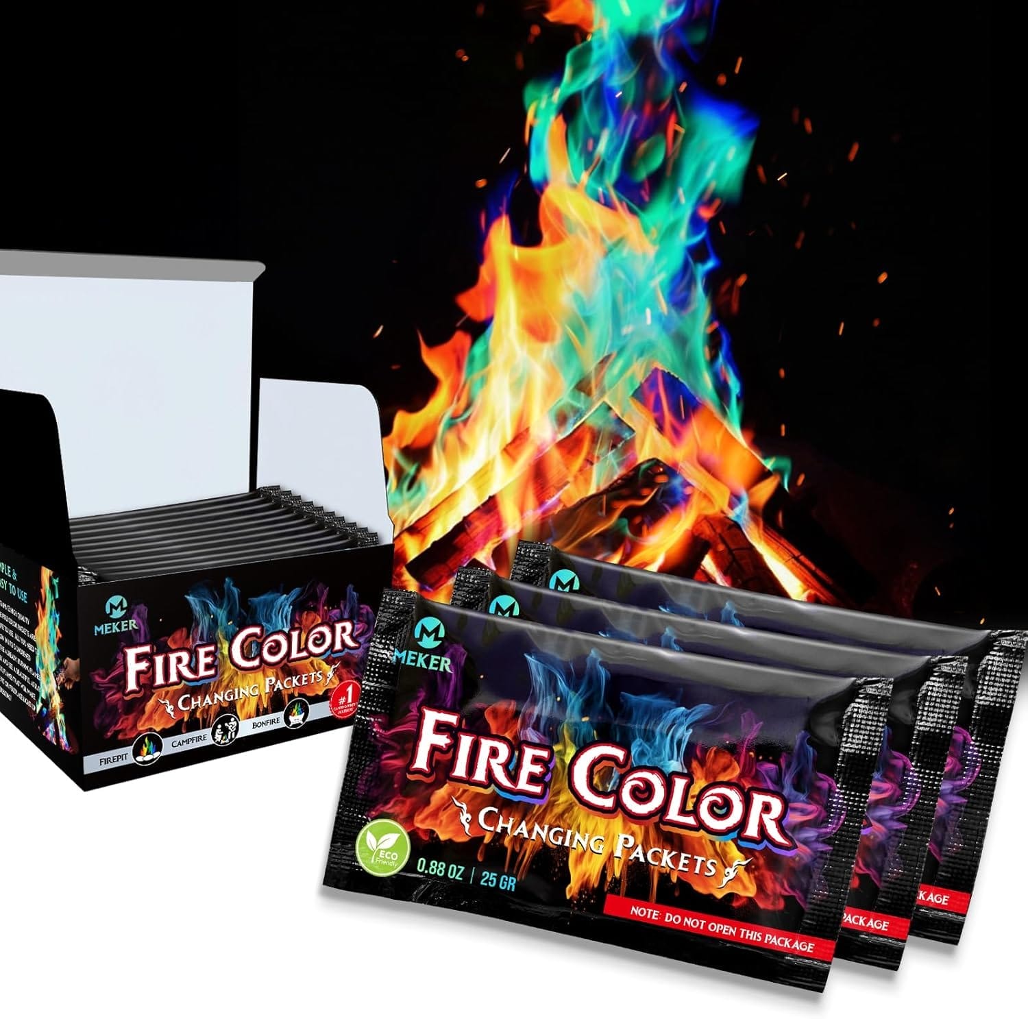 Ignite the Magic: MEKER Fire Color Changing Packets Review …