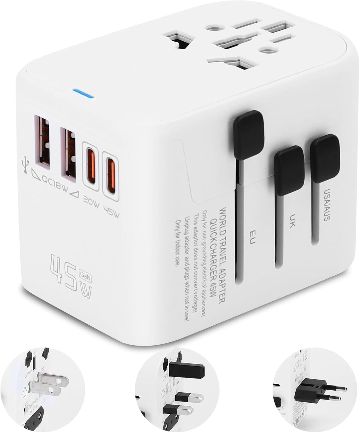 Travel Smart: The Ultimate 5-in-1 Universal Travel Adapter …