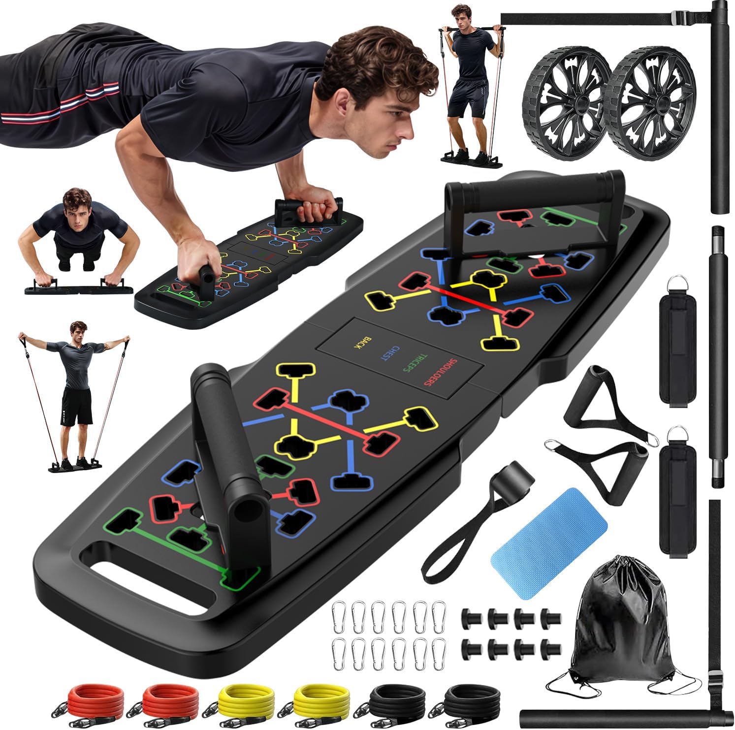 Transform Your Home Workout: The Ultimate Push Up Board & Fitness Accessory Kit