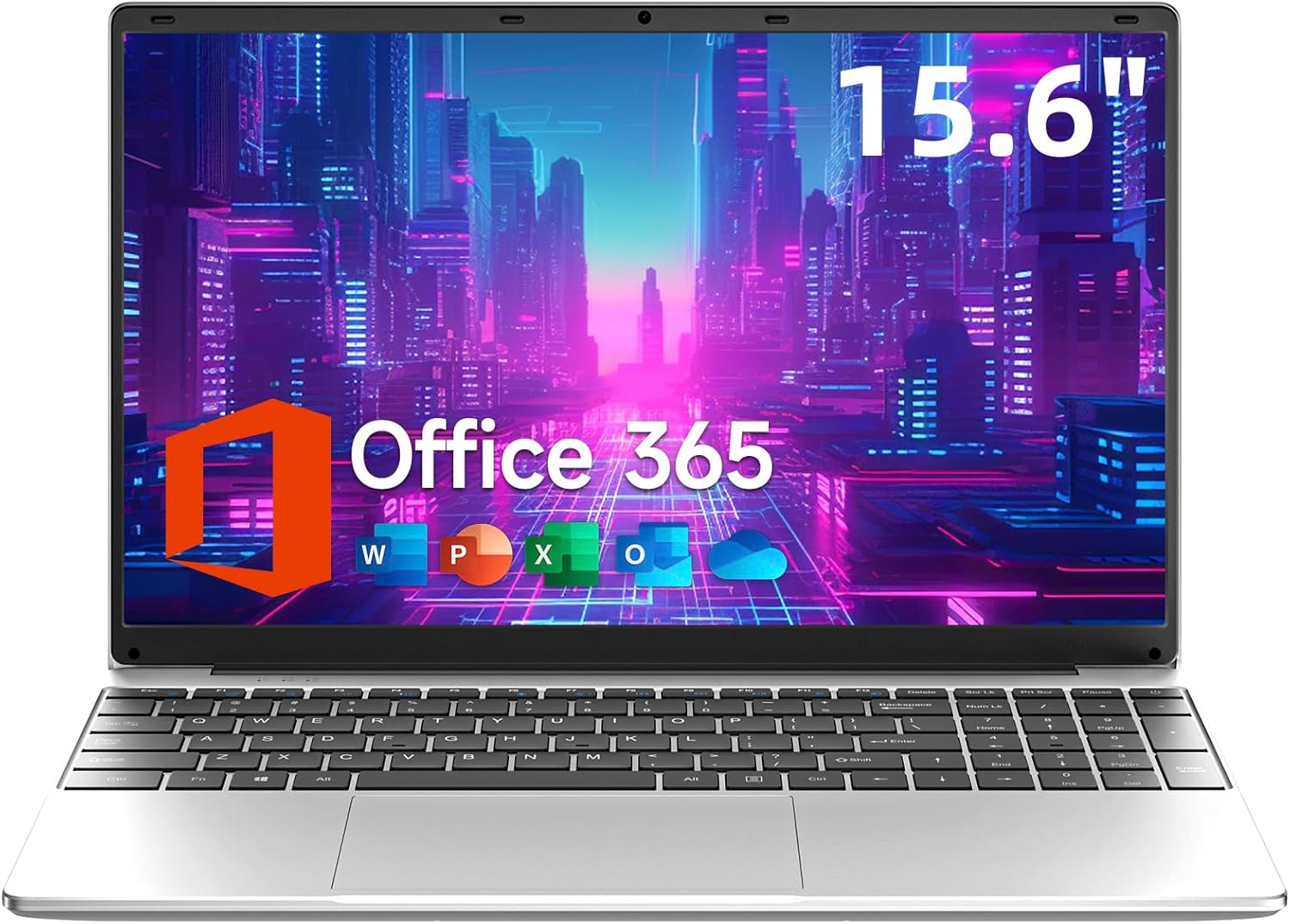 Unlock Productivity: Review of the 15.6 Inch Windows 11 Laptop with Office 365