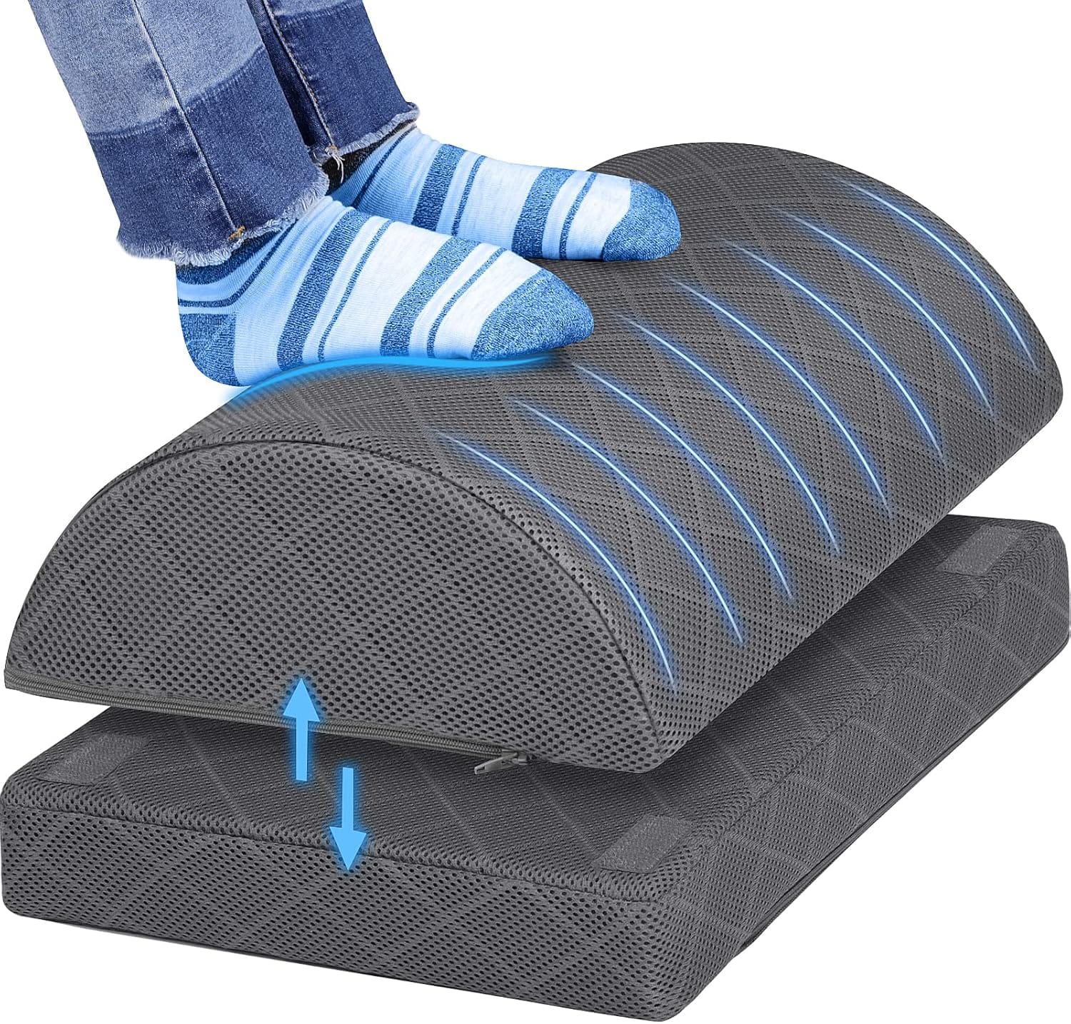 Elevate Your Comfort: The Ultimate Adjustable Foot Rest fo …