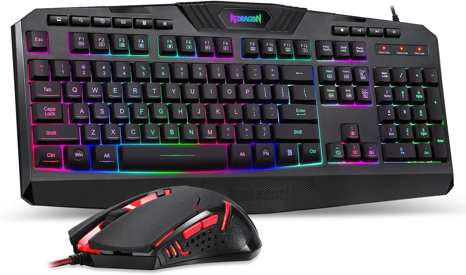 Unleash Your Gaming Potential: Redragon S101 Keyboard & M601 Mouse Combo Review