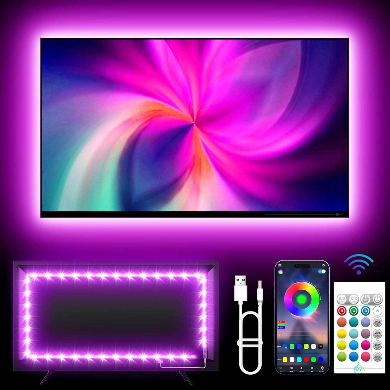 Transform Your Viewing Experience: Reviews of RGB TV Backlights for Ultimate Ambiance