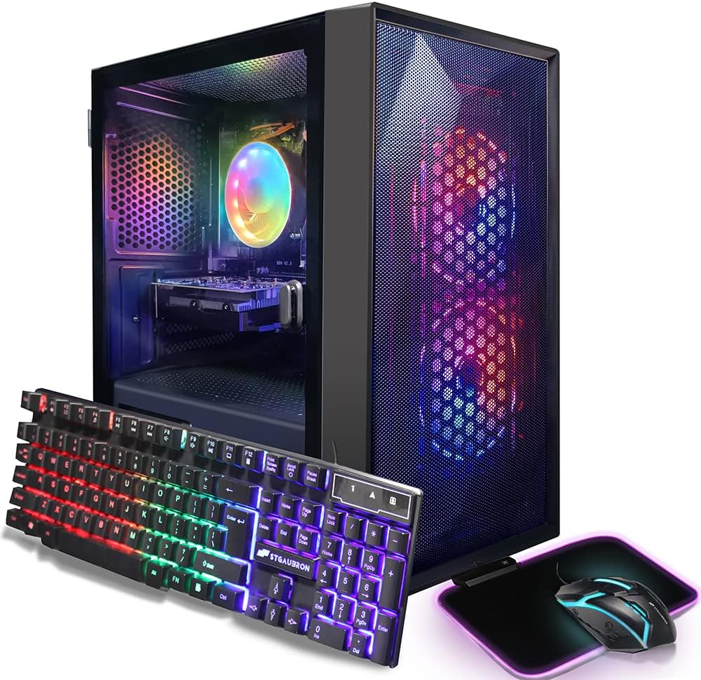 Unleash Your Gaming Potential: STGAubron Prebuilt Gaming PC Review