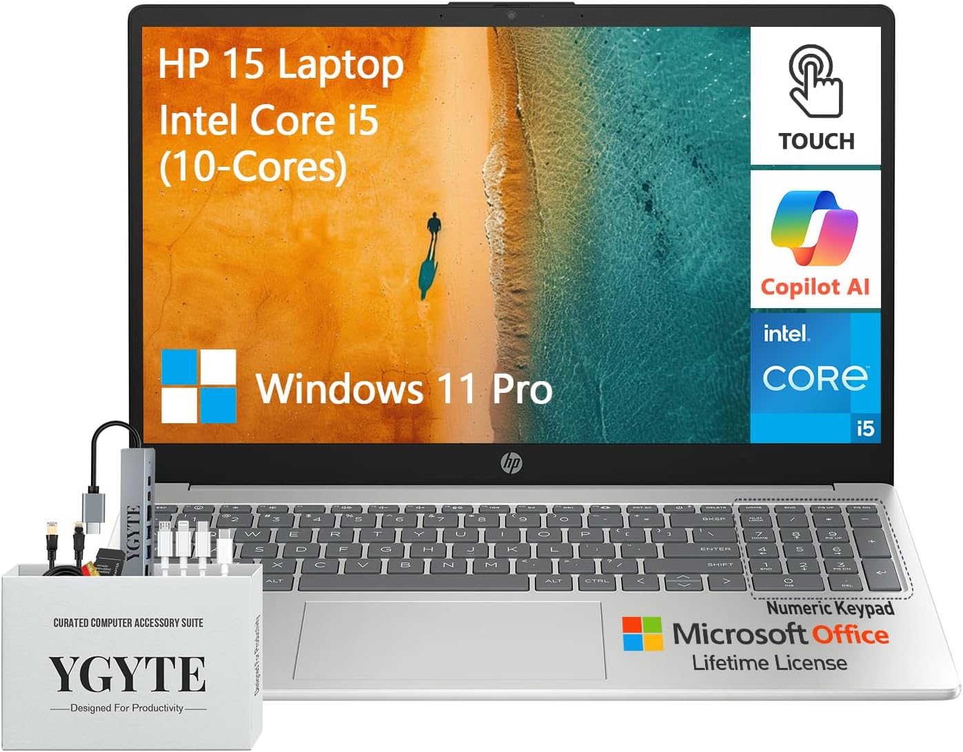 Unlock Performance: HP 2025 15.6″ Touchscreen Laptop …