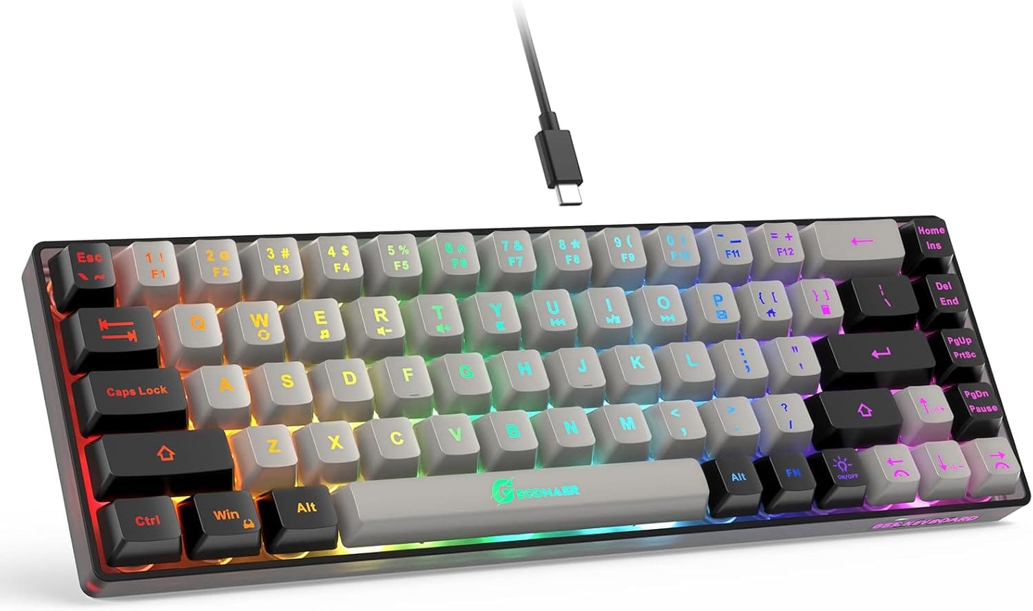 Unlock Your Gaming Potential: Review of the 65% Wired Backlit Mini Keyboard