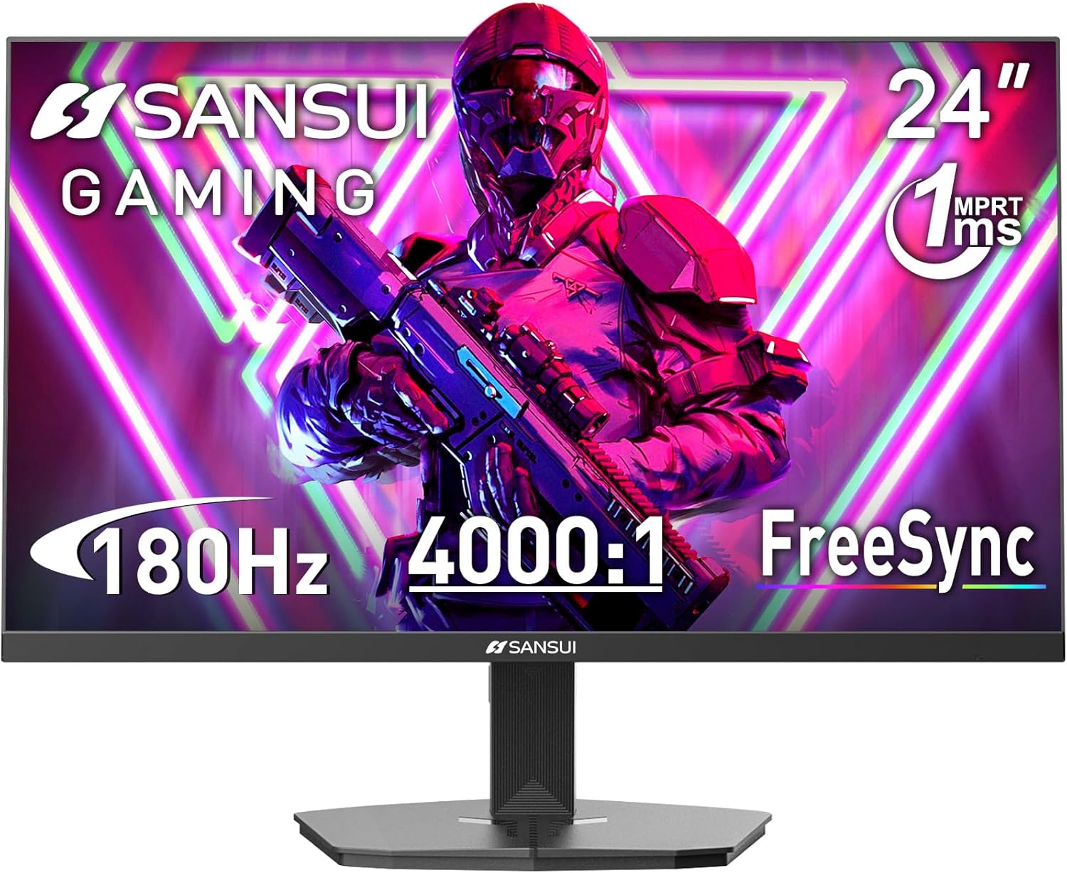 Elevate Your Gaming with the SANSUI 24″ 180Hz Monito …