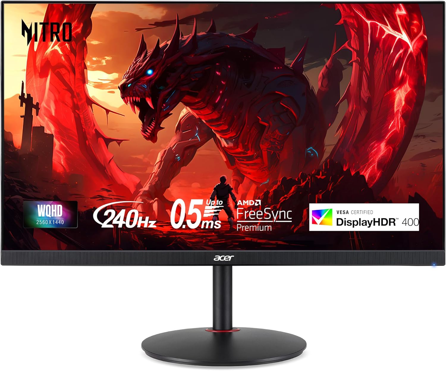 Experience Unmatched Clarity: Acer 27" WQHD 240Hz Gaming Monitor Review