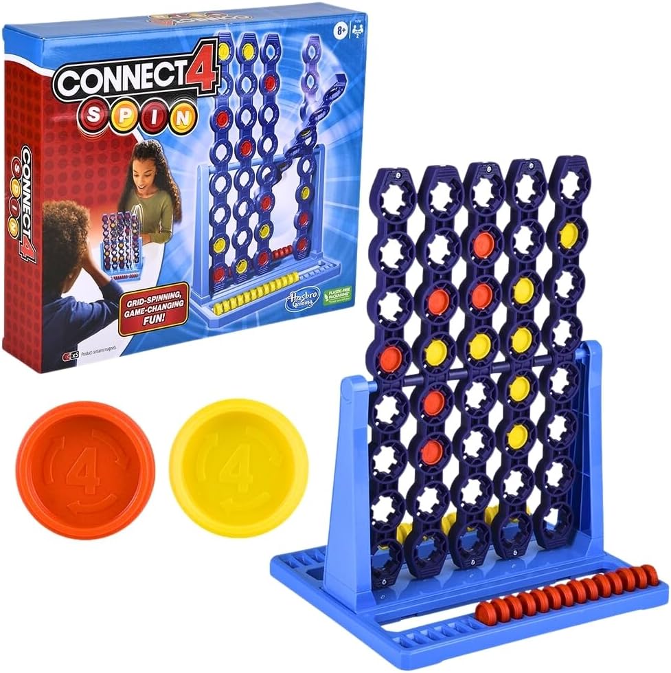 Spin to Win: Unleash Fun with Hasbro's Connect 4 Spin Game!
