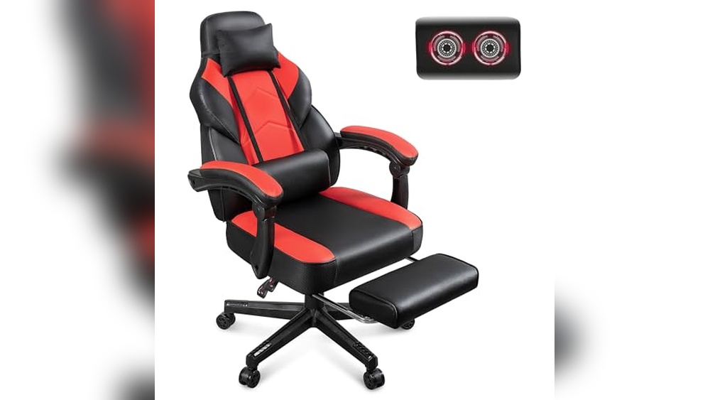 Gaming Chair for Adults: Ergonomic Red Big & Tall Cha …